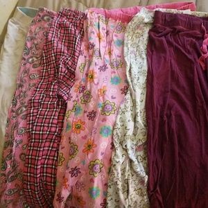 6 pair pajama pants